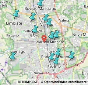 Mappa Via Armando Diaz, 20037 Paderno Dugnano MI, Italia (2.00923)