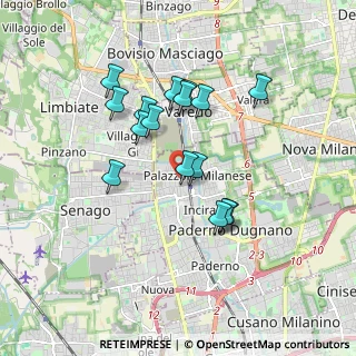 Mappa Via Armando Diaz, 20037 Paderno Dugnano MI, Italia (1.52375)