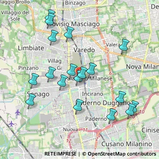 Mappa Via Armando Diaz, 20037 Paderno Dugnano MI, Italia (2.12778)