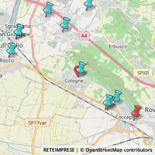 Mappa Via Piantoni, 25033 Cologne BS, Italia (3.02545)