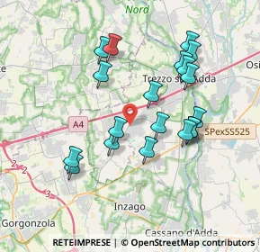 Mappa C.Comm.Tre Rose, 20060 Trezzano Rosa MI, Italia (3.45684)