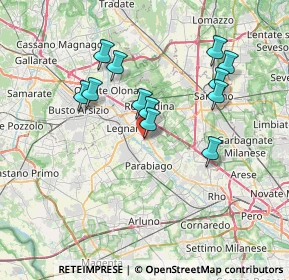 Mappa Via Giosuè Carducci, 20028 San Vittore Olona MI, Italia (6.57083)