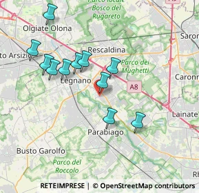 Mappa Via Giosuè Carducci, 20028 San Vittore Olona MI, Italia (3.46909)