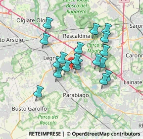 Mappa Via Giosuè Carducci, 20028 San Vittore Olona MI, Italia (2.89556)