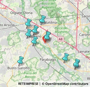 Mappa Via Giosuè Carducci, 20028 San Vittore Olona MI, Italia (3.53)