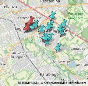 Mappa Via Giosuè Carducci, 20028 San Vittore Olona MI, Italia (1.28)