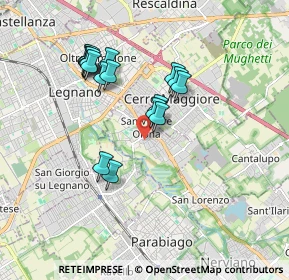 Mappa Via Giosuè Carducci, 20028 San Vittore Olona MI, Italia (1.62941)