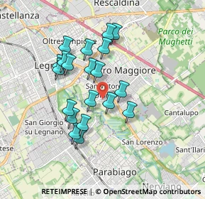 Mappa Via Giosuè Carducci, 20028 San Vittore Olona MI, Italia (1.5345)