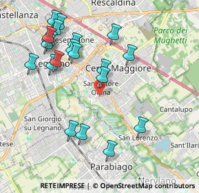 Mappa Via Giosuè Carducci, 20028 San Vittore Olona MI, Italia (2.1425)