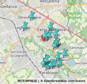 Mappa Via Giosuè Carducci, 20028 San Vittore Olona MI, Italia (1.70053)