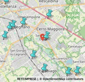 Mappa Via Giosuè Carducci, 20028 San Vittore Olona MI, Italia (2.94091)