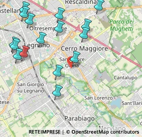 Mappa Via Giosuè Carducci, 20028 San Vittore Olona MI, Italia (2.48063)