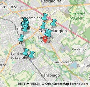 Mappa Via Giosuè Carducci, 20028 San Vittore Olona MI, Italia (1.906)