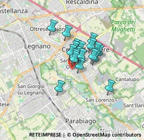 Mappa Via Giosuè Carducci, 20028 San Vittore Olona MI, Italia (1.05789)