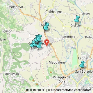 Mappa Via F.Crispi, 36030 Costabissara VI, Italia (1.57818)