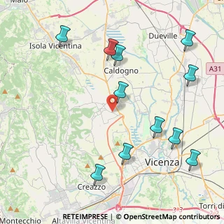Mappa Via F.Crispi, 36030 Costabissara VI, Italia (4.94273)