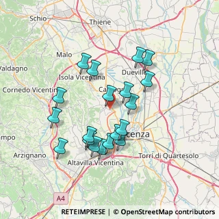 Mappa Via F.Crispi, 36030 Costabissara VI, Italia (6.57526)