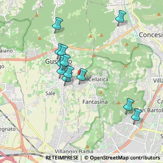 Mappa Via Caporalino, 25060 Cellatica BS, Italia (1.8025)