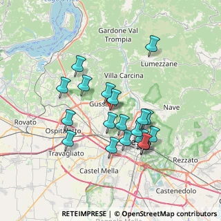 Mappa Via Caporalino, 25060 Cellatica BS, Italia (6.40263)