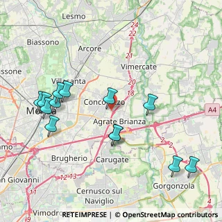 Mappa Via Ferdinando Magellano, 20863 Concorezzo MB, Italia (4.44923)