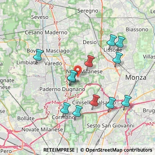 Mappa Via per Incirano, 20054 Nova Milanese MB, Italia (3.97)