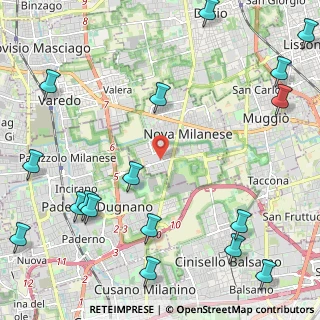 Mappa Via per Incirano, 20054 Nova Milanese MB, Italia (3.19118)