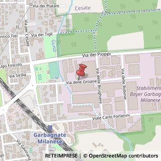 Mappa Via delle Groane, 43, 20024 Garbagnate Milanese, Milano (Lombardia)