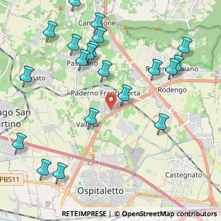 Mappa Via Romanino, 25050 Paderno Franciacorta BS, Italia (2.604)