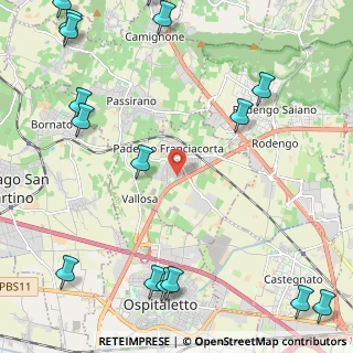Mappa Via Romanino, 25050 Paderno Franciacorta BS, Italia (3.3775)