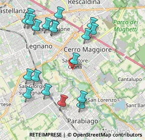 Mappa Via Giuseppe Ungaretti, 20028 San Vittore Olona MI, Italia (2.34316)