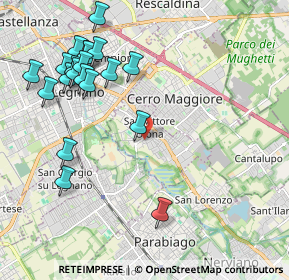 Mappa Via Giuseppe Ungaretti, 20028 San Vittore Olona MI, Italia (2.3465)