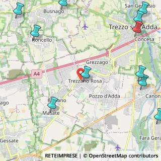 Mappa 20060 Trezzano Rosa MI, Italia (3.43727)
