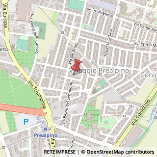 Mappa Via Lina Franzoni, 28, 25136 Brescia, Brescia (Lombardia)