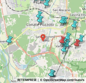 Mappa Via Montello, 21010 Lonate Pozzolo VA, Italia (2.6875)
