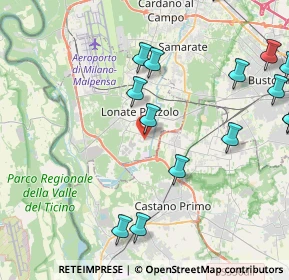 Mappa Via Montello, 21010 Lonate Pozzolo VA, Italia (6.128)