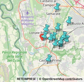 Mappa Via Montello, 21010 Lonate Pozzolo VA, Italia (3.17)