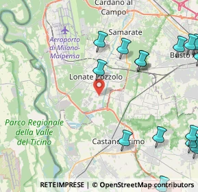 Mappa Via Montello, 21010 Lonate Pozzolo VA, Italia (6.663)