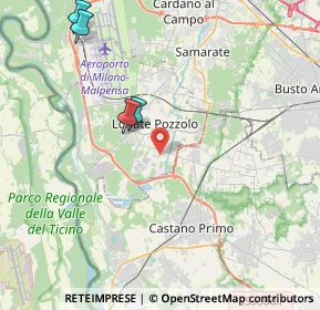 Mappa Via Montello, 21010 Lonate Pozzolo VA, Italia (6.78182)
