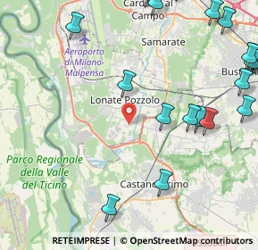Mappa Via Montello, 21010 Lonate Pozzolo VA, Italia (6.0935)