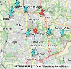 Mappa Via Alessandro Coti Zelati, 20037 Paderno Dugnano MI, Italia (2.70364)