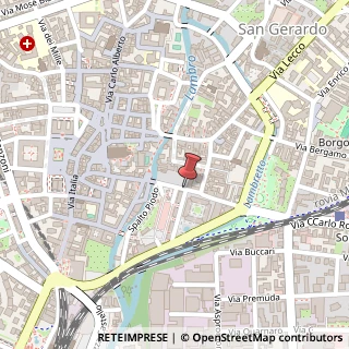 Mappa Via Enrico Cernuschi, 8, 20900 Monza, Monza e Brianza (Lombardia)