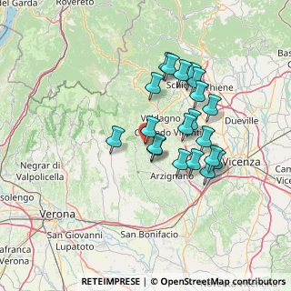 Mappa Via dell'Artigianato, 36070 San Pietro Mussolino VI, Italia (12.061)