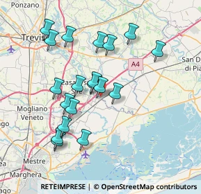 Mappa Via Paolo Veronese, 31056 Roncade TV, Italia (7.02)