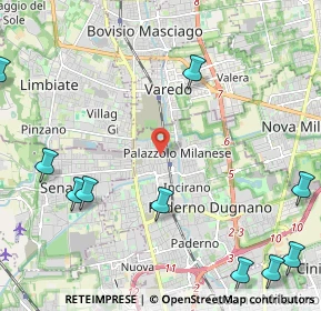 Mappa Via Alessandro Volta, 20037 Paderno Dugnano MI, Italia (3.25)