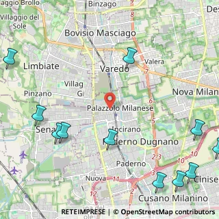 Mappa Via Alessandro Volta, 20030 Paderno Dugnano MI, Italia (3.25)