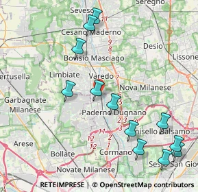 Mappa Via Alessandro Volta, 20037 Paderno Dugnano MI, Italia (4.7525)