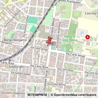 Mappa Via Giuseppe Ferrari, 7, 20900 Monza, Monza e Brianza (Lombardia)