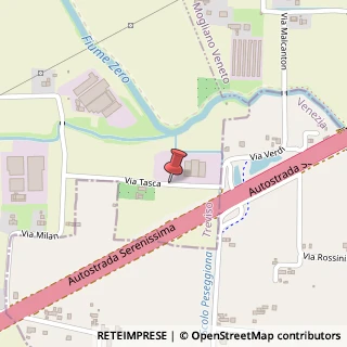 Mappa Via Tasca, 1, 31059 Zero Branco, Treviso (Veneto)