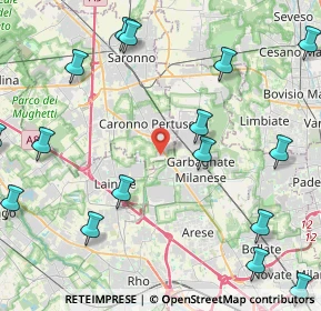 Mappa Via Giuseppe Verdi, 21042 Caronno Pertusella VA, Italia (5.80813)