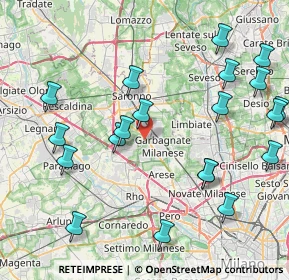 Mappa Via Giuseppe Verdi, 21042 Caronno Pertusella VA, Italia (9.749)
